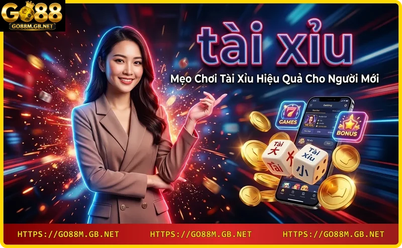 Bàn cược tài xỉu với chip vàng và xúc xắc trong lồng kính, thể hiện chiến thuật quản lý vốn