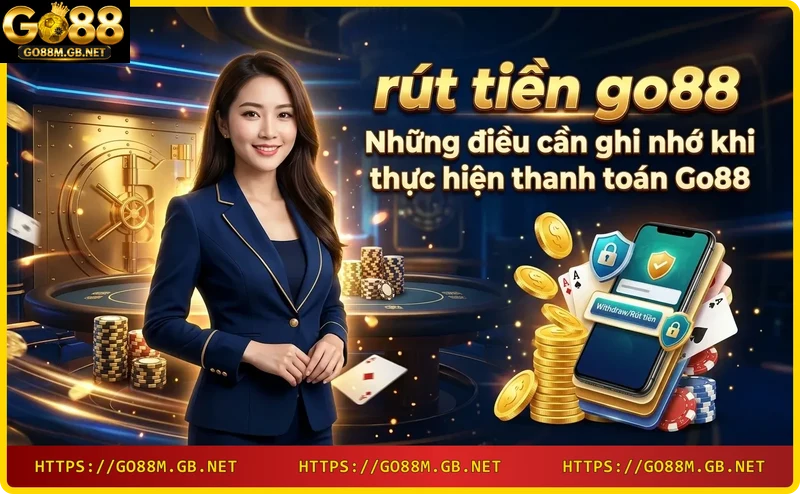 Bảo mật thanh toán Go88 với biểu tượng khiên vàng