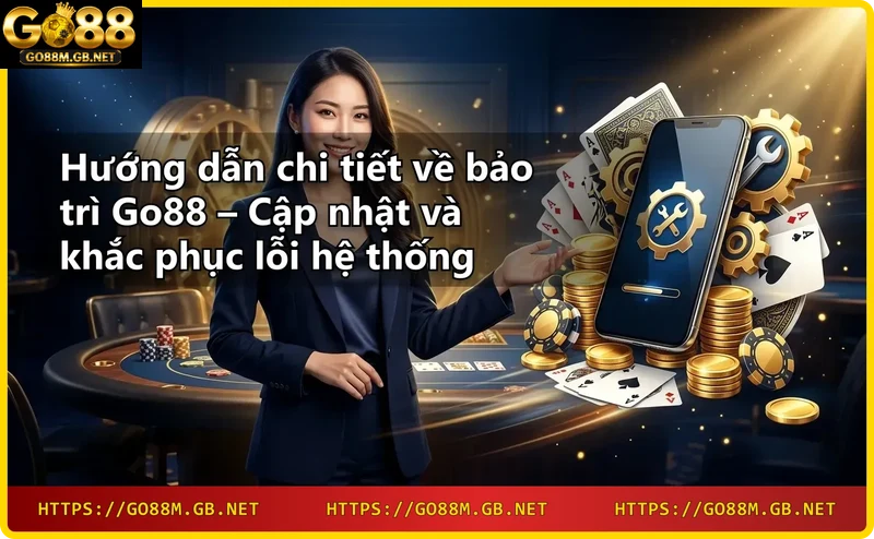 Bảo trì Go88 - hình ảnh minh họa quá trình bảo trì hệ thống game Go88