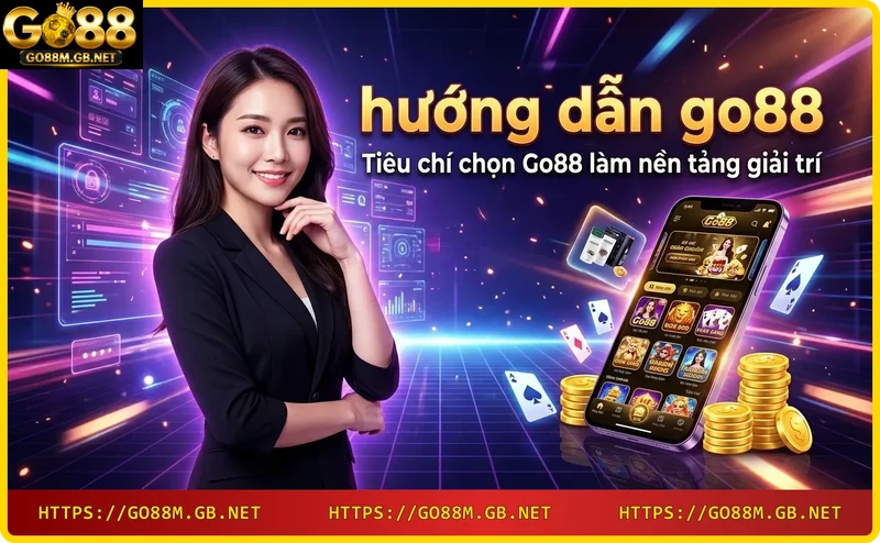 Các biểu tượng bảo mật, tốc độ, hỗ trợ và cộng đồng của Go88