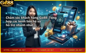 Các kênh liên hệ hỗ trợ Go88: hotline, email, chat, mạng xã hội