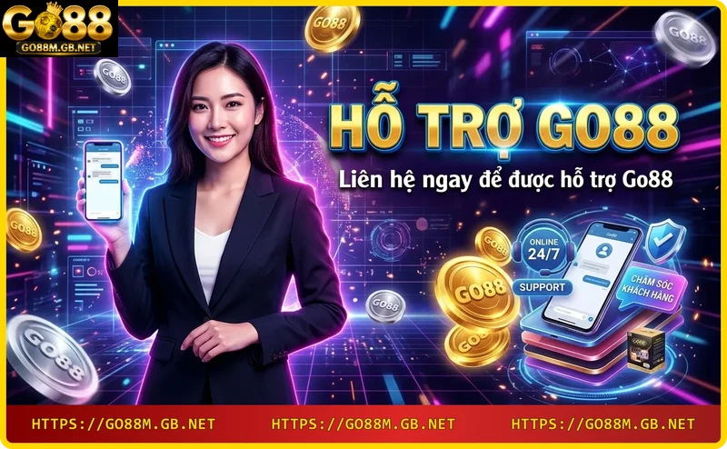 Đội ngũ CSKH Go88 sẵn sàng hỗ trợ 24/7