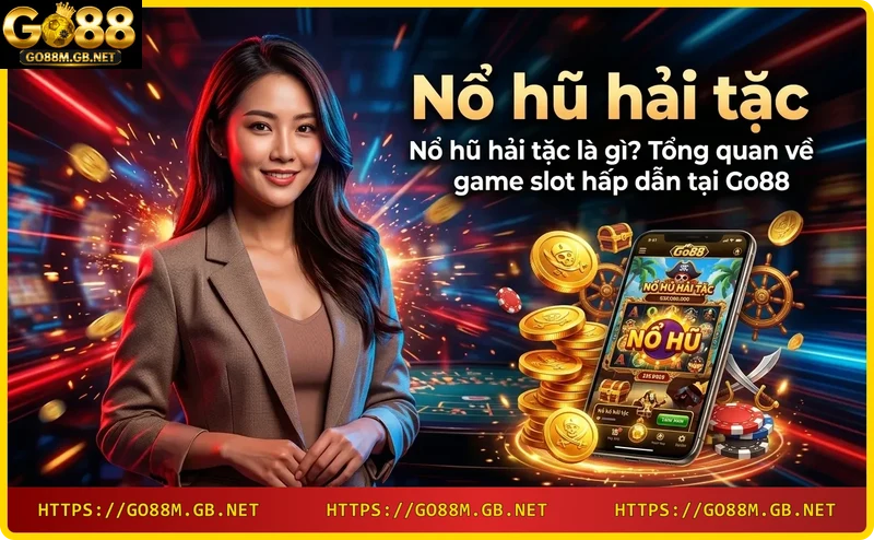 Hình ảnh minh họa game nổ hũ hải tặc với thuyền trưởng cướp biển và máy slot
