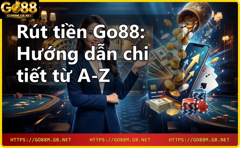 Hướng dẫn rút tiền Go88 với điện thoại và tiền xu vàng