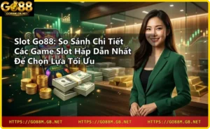 Người chơi đang phân vân lựa chọn slot game trên Go88 với nhiều chủ đề hấp dẫn