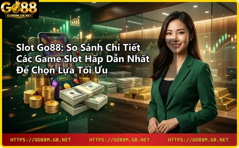 Người chơi đang phân vân lựa chọn slot game trên Go88 với nhiều chủ đề hấp dẫn