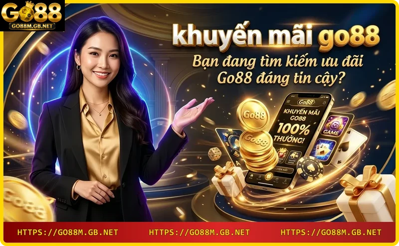 Người chơi đang tìm kiếm khuyến mãi Go88 trên điện thoại
