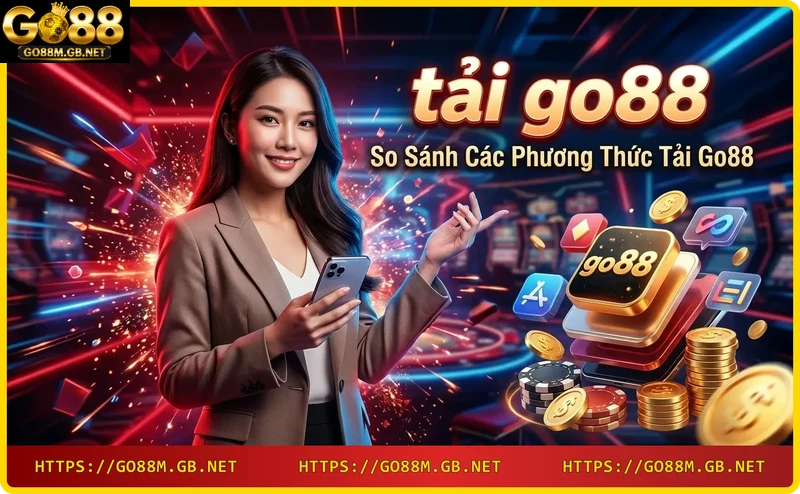 So sánh ba phương thức tải Go88: tải từ website chính thức, tải APK không rõ nguồn gốc, tải từ cửa hàng ứng dụng