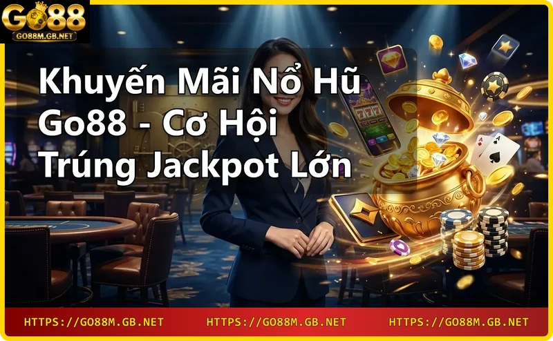 Tay cầm điện thoại chơi slot jackpot tại Go88